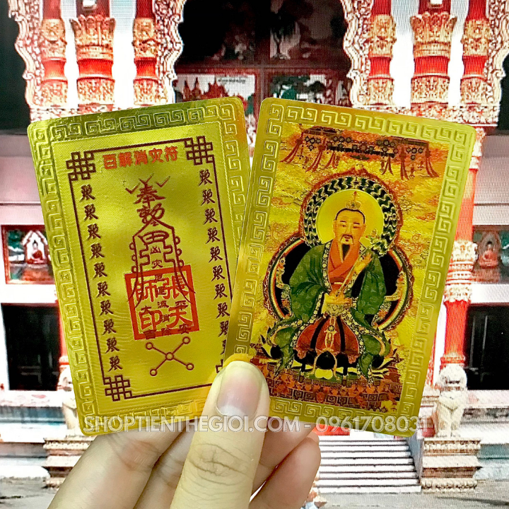 Thẻ Kim Bài Thần Trừ Thảm Hỏa Thiên Tai